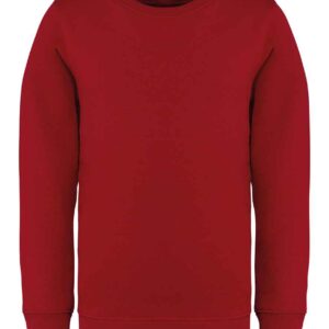 Native Spirit Kids Crew Neck Sweatshirt | Hibiscus Red
