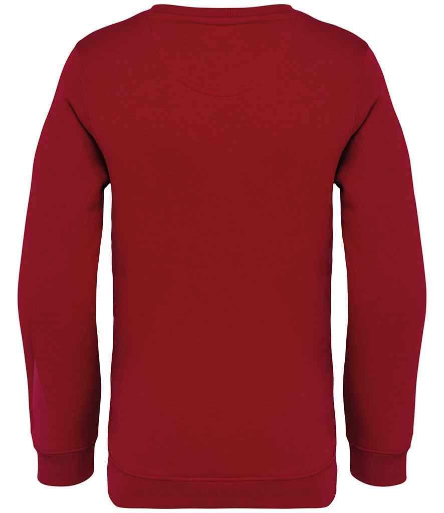 Native Spirit Kids Crew Neck Sweatshirt | Hibiscus Red - Image 2