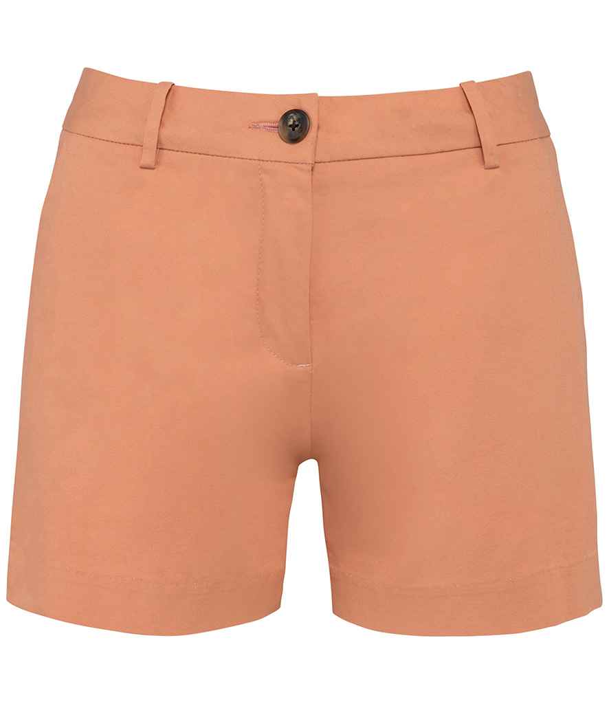 Native Spirit Ladies Chino Shorts | Peach