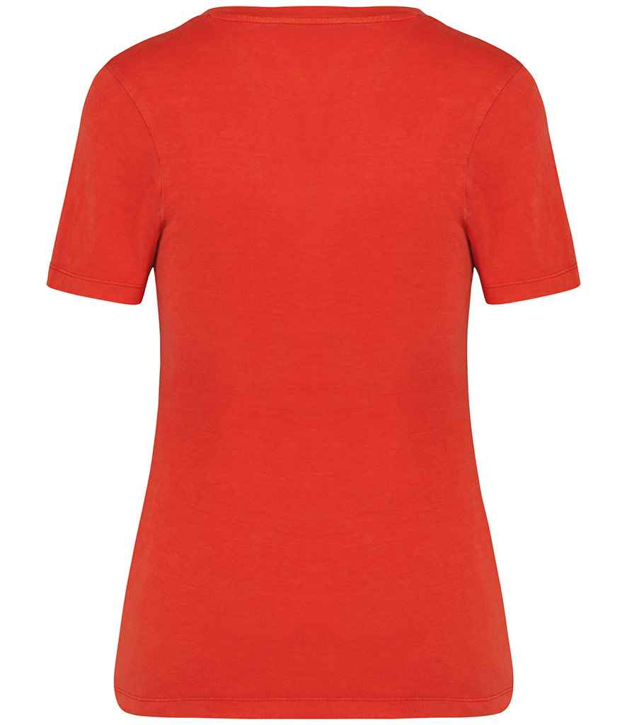 Native Spirit Ladies Faded T-Shirt | Washed Paprika - Image 2