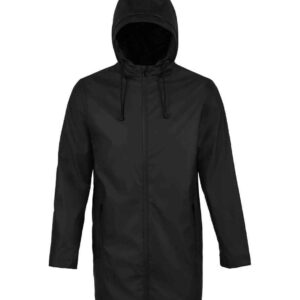 NEOBLU Antoine Wax Parka Jacket | Deep Black
