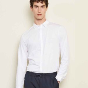 NEOBLU Balthazar Jersey Long Sleeve Shirt | Optic White