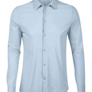 NEOBLU Balthazar Jersey Long Sleeve Shirt | Soft Blue
