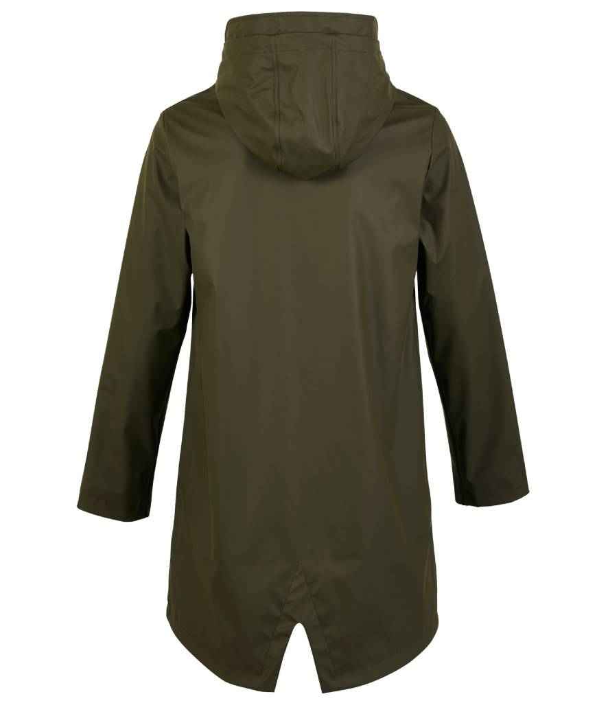 NEOBLU Ladies Antoine Wax Parka Jacket | Deep Khaki - Image 3