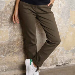 NEOBLU Ladies Gustave Chino Trousers | Deep Khaki