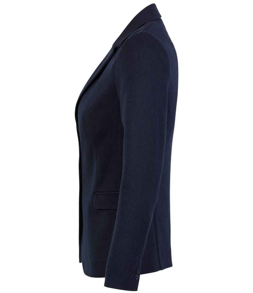 NEOBLU Ladies Marcel Piqué Blazer | Night Blue - Image 3