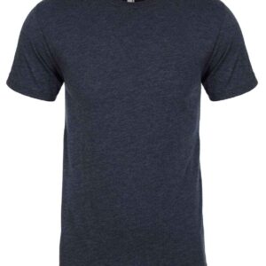 Next Level Apparel Tri-Blend Crew Neck T-Shirt | Vintage Navy