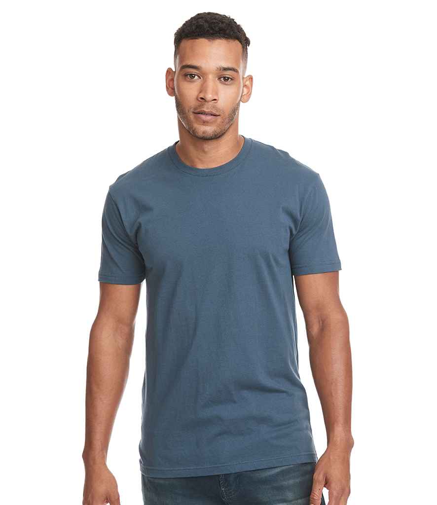 Next Level Apparel Unisex Cotton Crew Neck T-Shirt | Indigo
