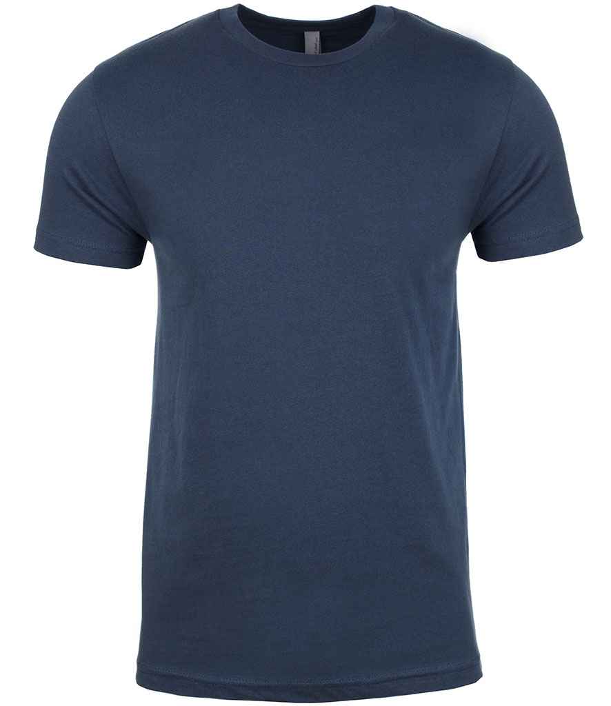 Next Level Apparel Unisex Cotton Crew Neck T-Shirt | Indigo - Image 2