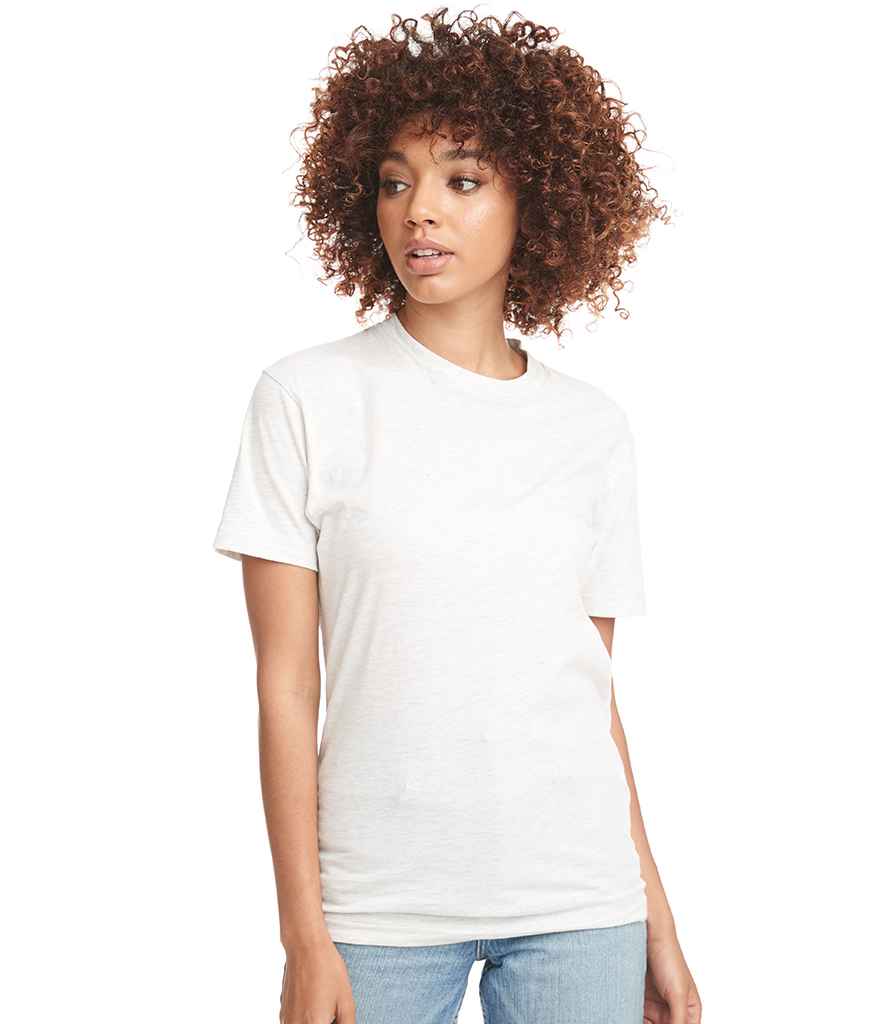 Next Level Apparel Unisex Cotton Crew Neck T-Shirt | White - Image 2