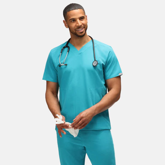 Behrens Oscar Mens Scrub Top - Image 2