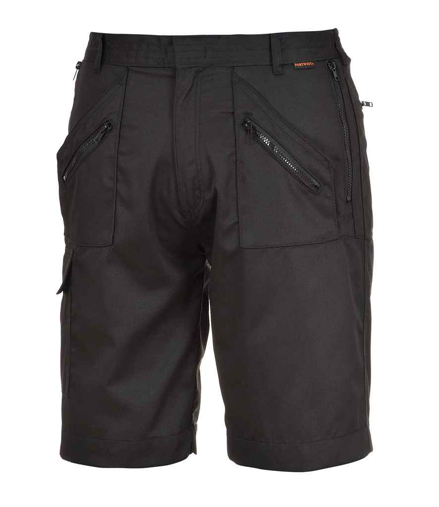 Portwest Action Shorts | Black