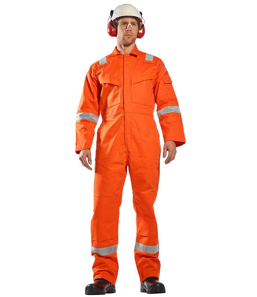 Portwest Bizflame™ Anti-Static Coverall | Orange