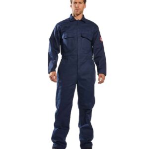 Portwest Bizweld™ Flame Resistant Coverall | Navy
