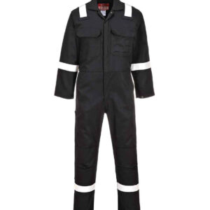 Portwest Bizweld™ Flame Resistant Iona Coverall | Black
