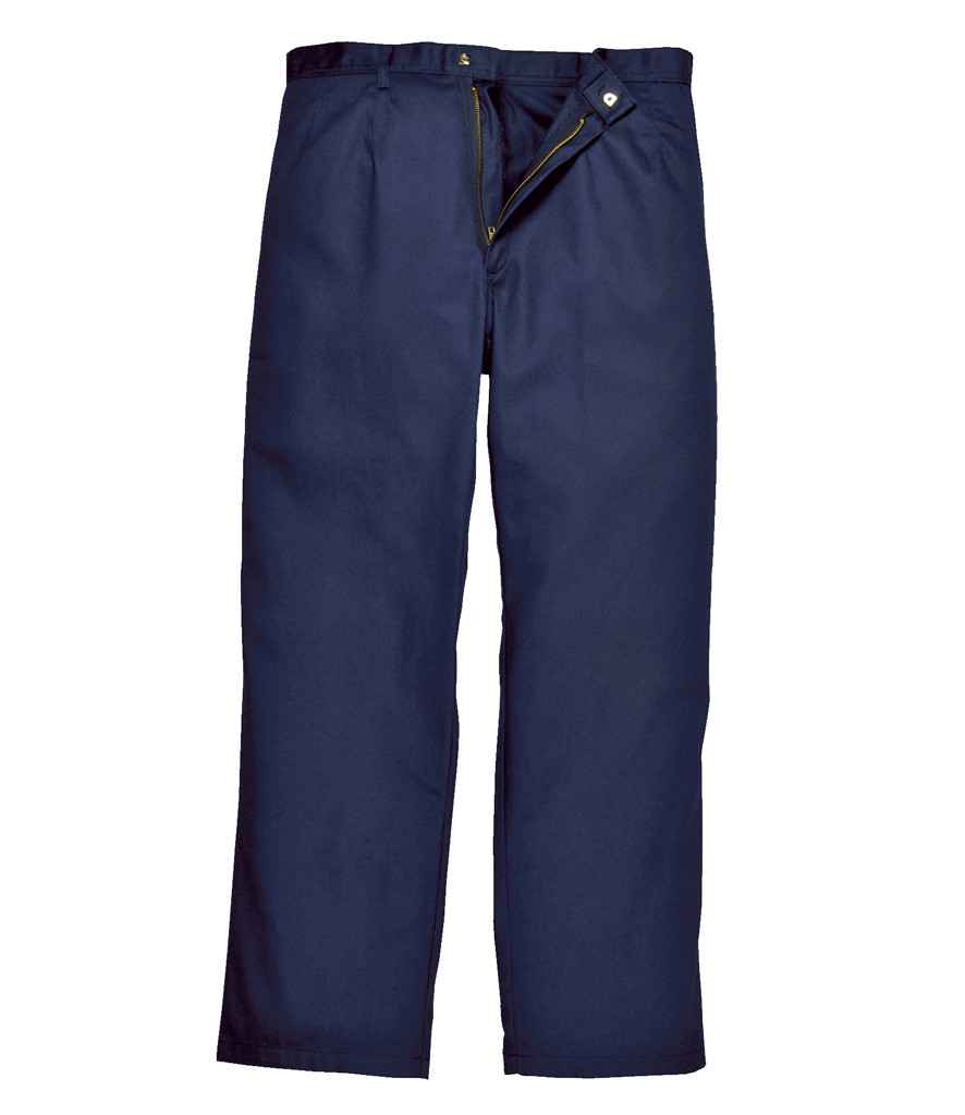 Portwest Bizweld™ Flame Resistant Trousers | Navy - Image 2