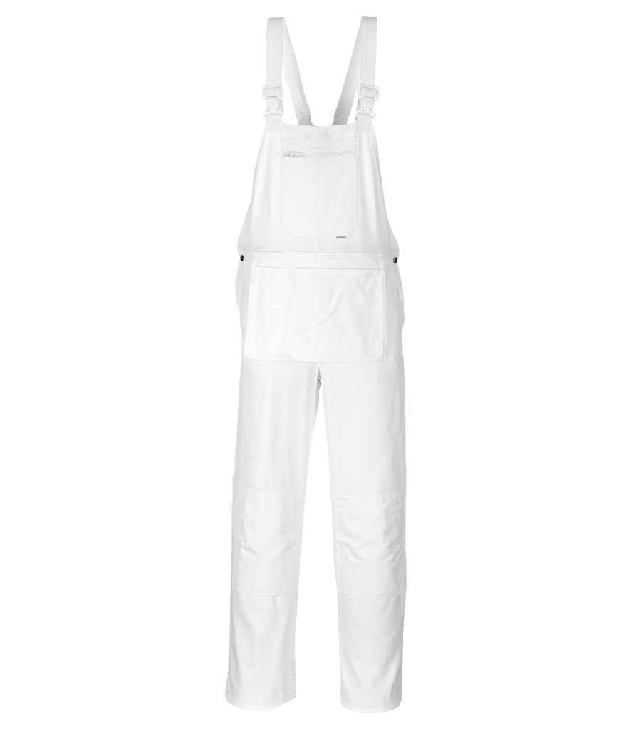 Portwest Bolton Painters Bib N Brace | White - Image 2