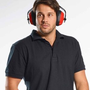 Portwest Classic Ear Protectors | Red