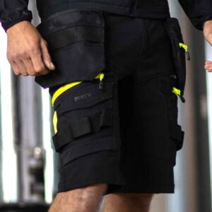 Portwest DX4™ Holster Pocket Shorts | Black