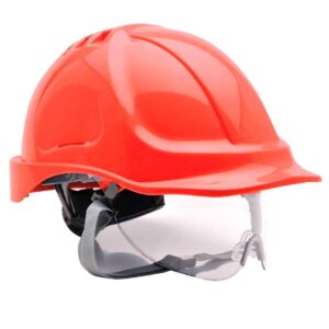 Portwest Endurance Visor Hard Hat | Red