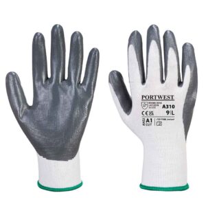 Portwest Flexo Grip Nitrile Gloves | Grey