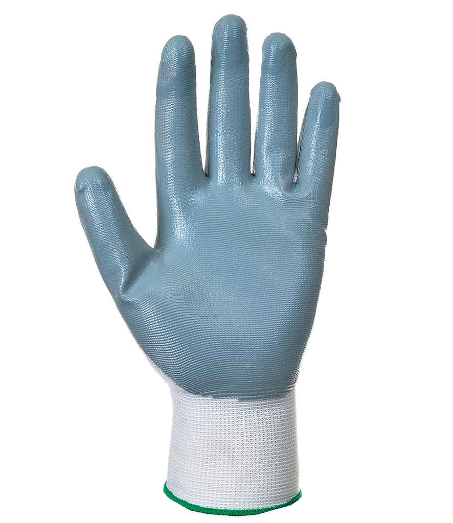 Portwest Flexo Grip Nitrile Gloves | Grey - Image 3