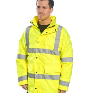 Portwest Hi-Vis 4-in-1 Traffic Jacket | Yellow