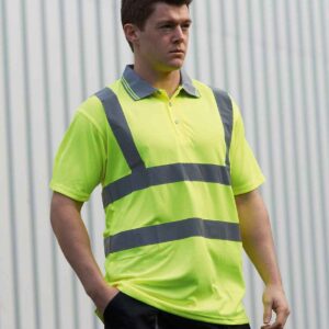 Portwest Hi-Vis Polo Shirt | Yellow