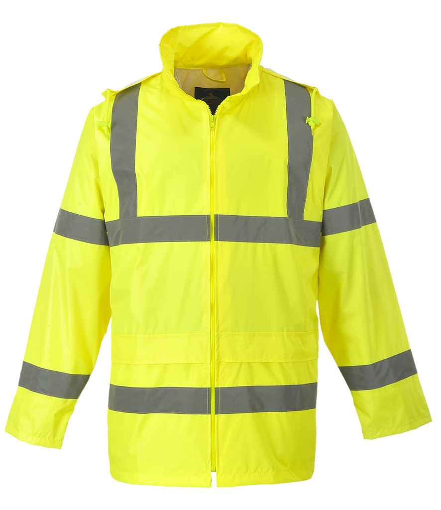 Portwest Hi-Vis Rain Jacket | Yellow - Image 2