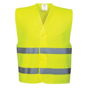 Portwest Hi-Vis Two Band Vest | Yellow