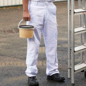 Portwest Painters Trousers | White