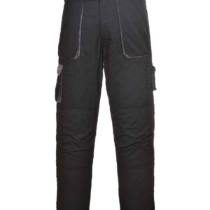 Portwest Texo Contrast Trousers | Black