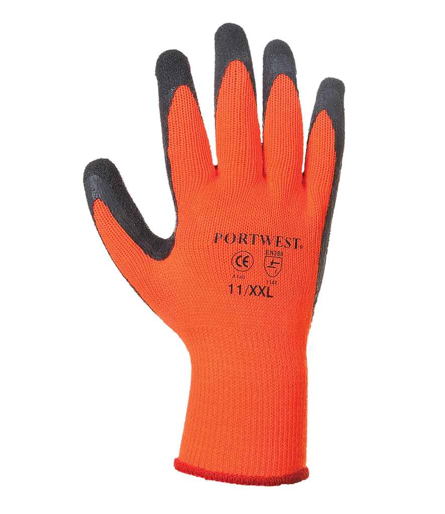 Portwest Thermal Grip Gloves | Orange - Image 3