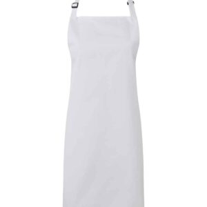 Premier Antimicrobial Bib Apron | White