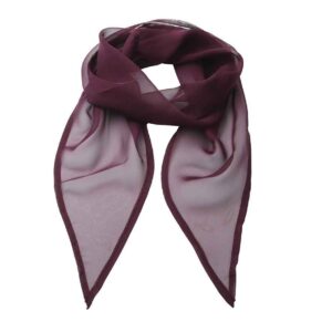 Premier 'Colours' Chiffon Scarf | Aubergine
