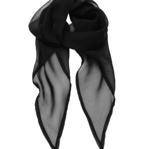 Premier 'Colours' Chiffon Scarf | Black