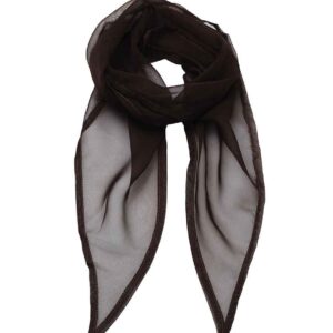 Premier 'Colours' Chiffon Scarf | Brown