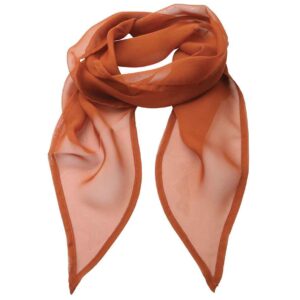 Premier 'Colours' Chiffon Scarf | Chestnut