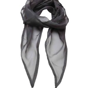 Premier 'Colours' Chiffon Scarf | Dark Grey