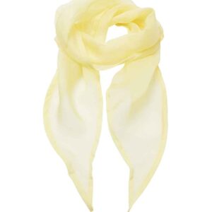 Premier 'Colours' Chiffon Scarf | Lemon