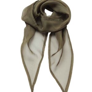 Premier 'Colours' Chiffon Scarf | Olive Green