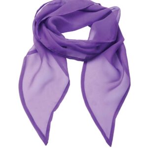Premier 'Colours' Chiffon Scarf | Rich Violet