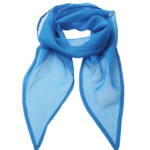 Premier 'Colours' Chiffon Scarf | Sapphire Blue