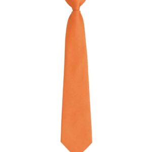 Premier 'Colours' Fashion Clip Tie | Orange