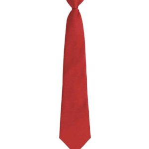 Premier 'Colours' Fashion Clip Tie | Red