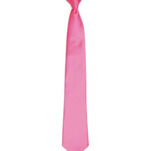 Premier 'Colours' Satin Clip Tie | Fuchsia