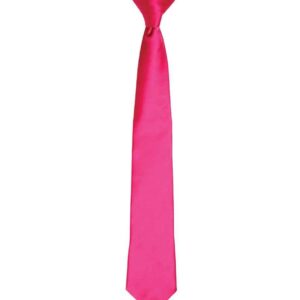 Premier 'Colours' Satin Clip Tie | Hot Pink