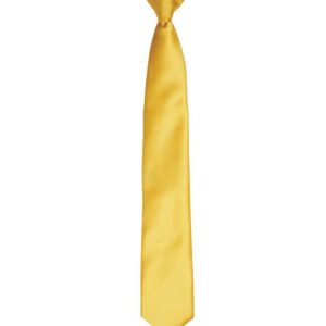 Premier 'Colours' Satin Clip Tie | Sunflower