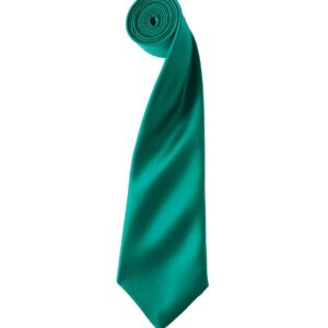 Premier 'Colours' Satin Tie | Emerald