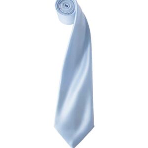 Premier 'Colours' Satin Tie | Light Blue